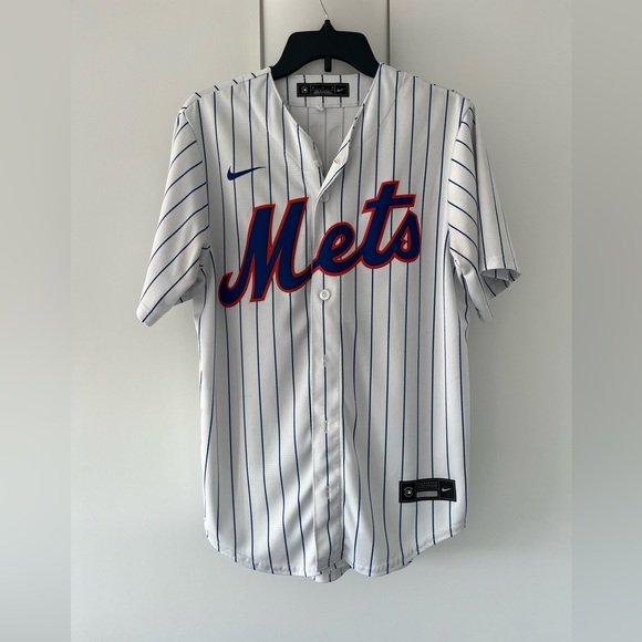 Genuine Nike Men's New York Mets Pete Alonso Nike White Home Elite Jersey - Picture 4 of 9